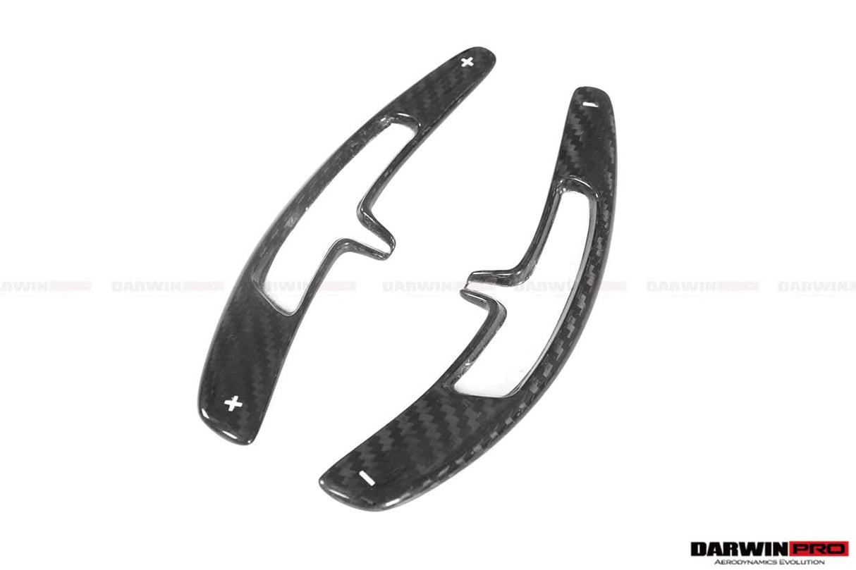 DarwinPRO 2016-2025 Porsche 911 Autoclave Carbon Fiber Paddle Shifters DarwinPRO (OE) | Fits 991.2, 718, 981, MACAN