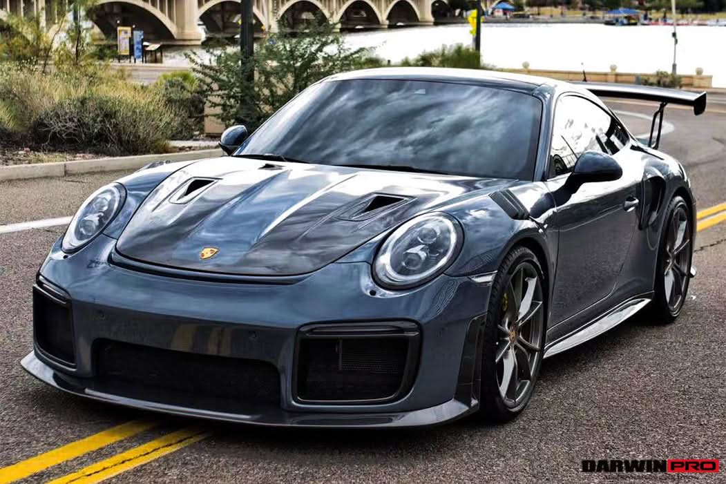 2016-2018 Porsche 911 991.2 Carrera Targa 4 4S GT2RS Style Carbon Fiber Quarter Panel Side Scoops