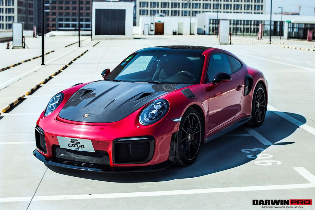 2016-2018 Porsche 911 991.2 Carrera Targa 4 4S GT2RS Style Carbon Fiber Quarter Panel Side Scoops
