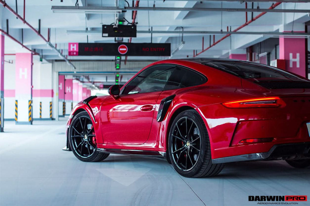 2016-2018 Porsche 911 991.2 Carrera Targa 4 4S GT2RS Style Carbon Fiber Quarter Panel Side Scoops