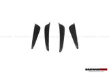 2013-2019 Porsche 911 991 Turbo S Carbon Fiber Front Canards DarwinPRO (BKSS)