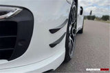 2013-2019 Porsche 911 991 Turbo S Carbon Fiber Front Canards DarwinPRO (BKSS)