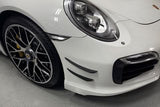 2013-2019 Porsche 911 991 Turbo S Carbon Fiber Front Canards DarwinPRO (BKSS)