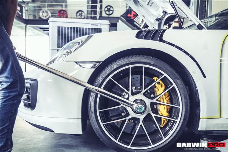2016-2019 Porsche 911 991.2 Turbo S GT3RS Style Partial Carbon Fiber Fender