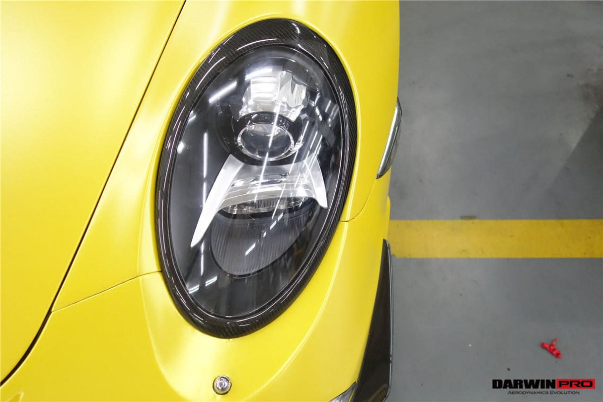 2012-2015 Porsche 911 991.1 Carrera Targa  S 4 4S Carbon Fiber Eyebrow