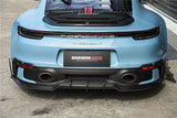 2019-2024 Porsche 911 992 SD-Sport Design Model Carbon Fiber Rear Bumper Vent Trims DarwinPRO (BKSSII) Fits Carrera, S, 4, 4S, Targa, Cabriolet