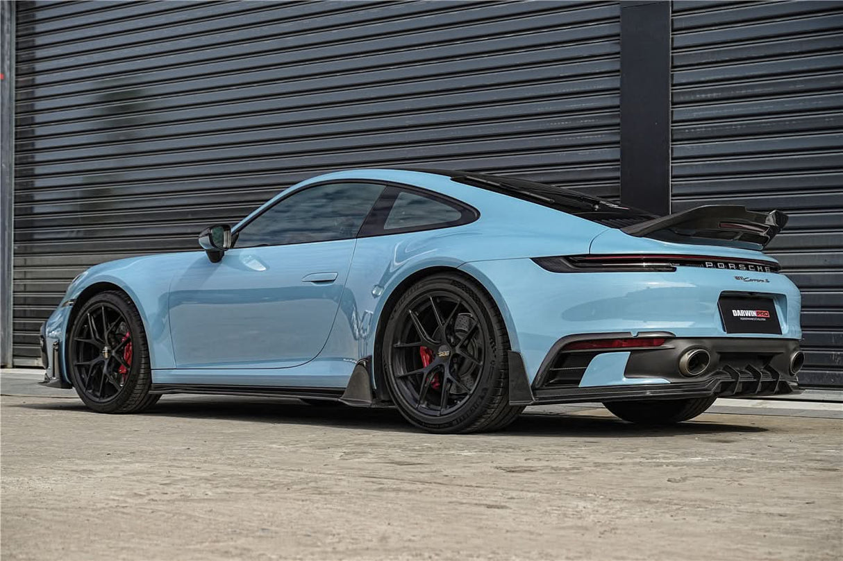 DarwinPRO 2019-2024 Porsche 911 992 Carrera S & 4 & 4S BKSS Ver.4 Style Trunk Wing