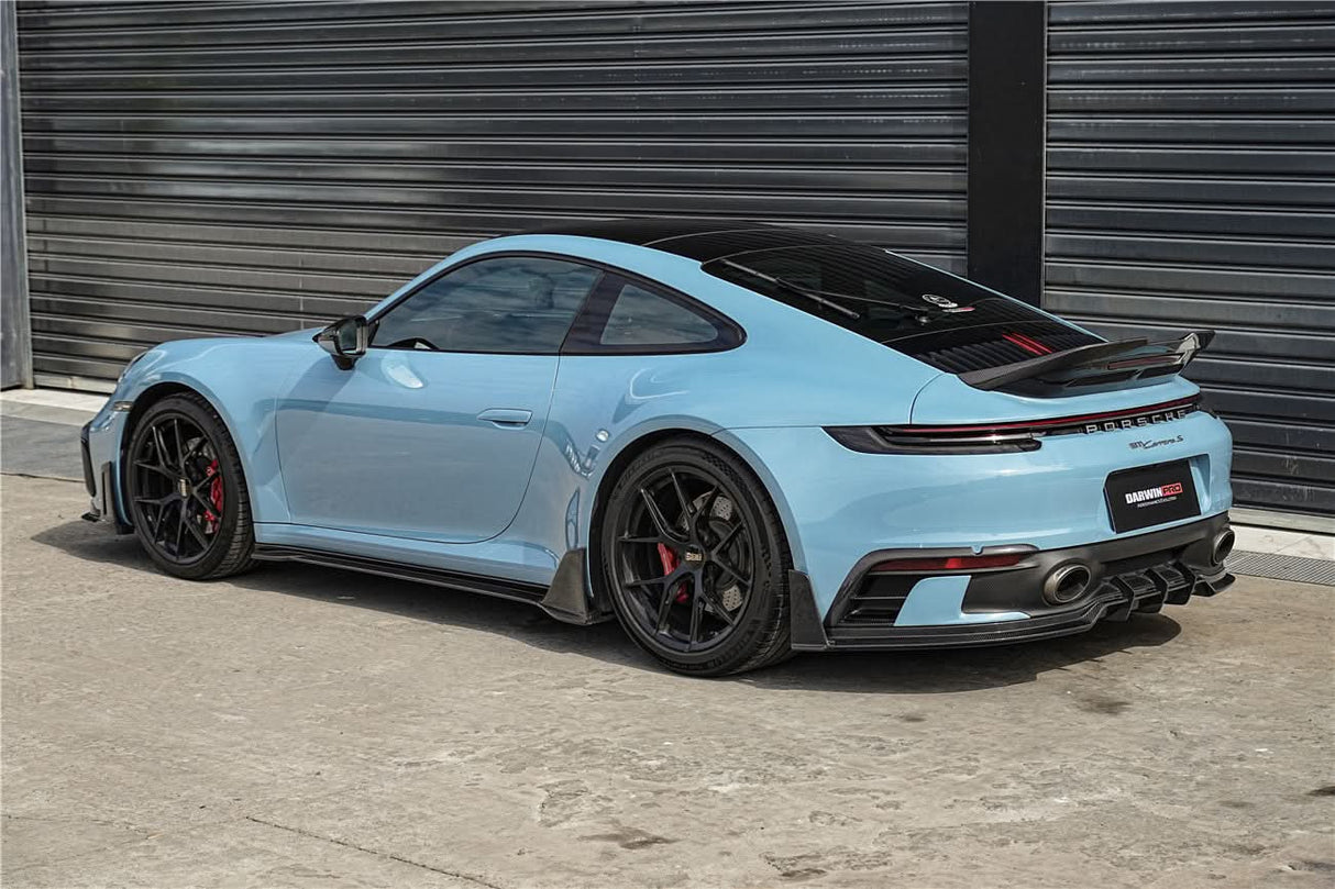 DarwinPRO 2019-2024 Porsche 911 992 Carrera S & 4 & 4S BKSS Ver.4 Style Trunk Wing