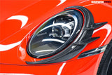 2019-UP Porsche 911 992 Headlight Eyelid Eyebrow Cover DarwinPRO (BKSSII) Fits Carrera, S, 4, 4S, Targa, Cabriolet