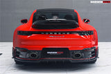 2019-2024 Porsche 911 992 Carbon Fiber Rear Lip DarwinPRO (BKSSII) Fits Carrera, S, 4, 4S, Targa, Cabriolet
