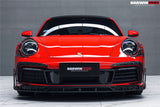 Darwinpro 2019-2024 Porsche 911 992 Carrera 4 4S Targa Cabriolet BKSSII Style Front Bumper Vent Trims