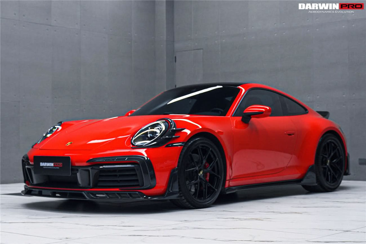 Darwinpro 2019-2024 Porsche 911 992 Carrera 4 4S Targa Cabriolet BKSSII Style Front Bumper Vent Trims