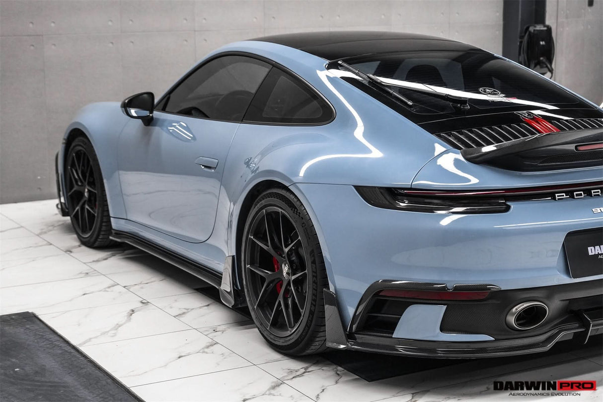 DarwinPRO 2019-2024 Porsche 911 992 Carrera S 4 4S Targa Cabriolet BKSSII Style Side Skirts