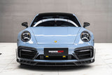 DarwinPRO 2019-2024 Porsche 911 992 Carrera & 4 & 4S & Targa & Cabriolet SD-Sport Design Model BKSSII Style Front Bumper Lip Splitter
