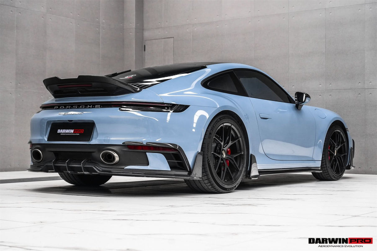 DarwinPRO 2019-2024 Porsche 911 992 Carrera S & 4 & 4S BKSS Ver.4 Style Trunk Wing