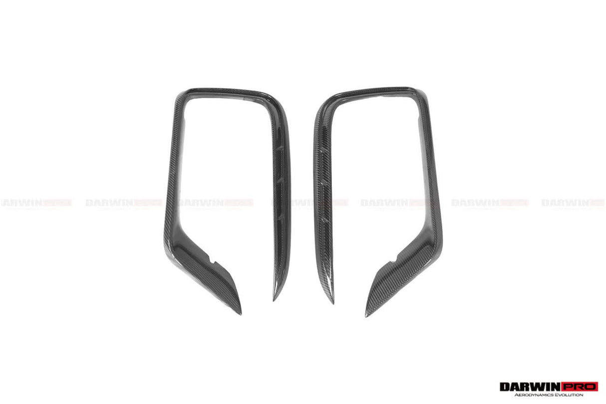 DarwinPRO 2019-2024 Porsche 911 992 Carrera & 4 & 4S & Targa & Cabriolet SD-Sport Design Model BKSSII Style Front Bumper Vent Trims