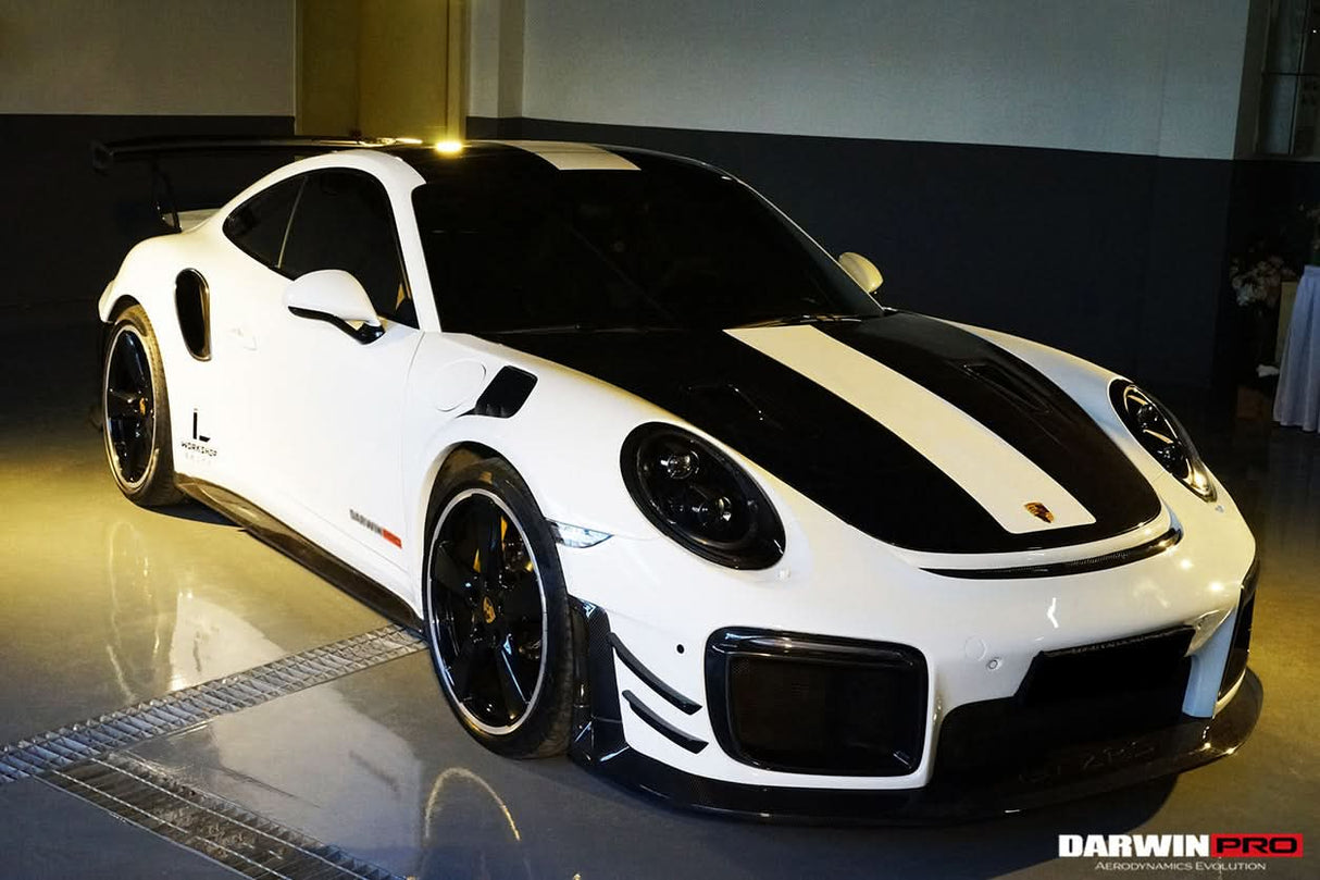 2013-2019 Porsche 991 Turbo S OEM Style Carbon Fiber Quarter Panel Side Scoops