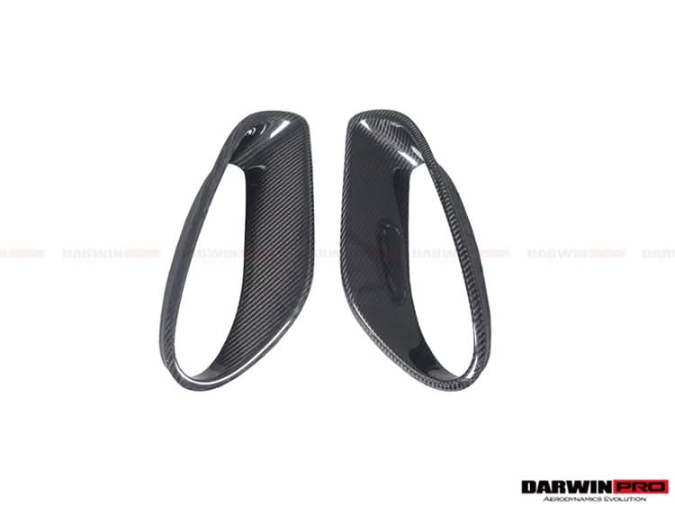 2013-2019 Porsche 991 Turbo S OEM Style Carbon Fiber Quarter Panel Side Scoops
