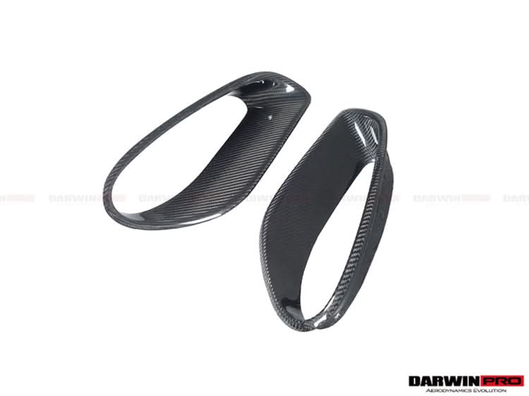 2013-2019 Porsche 991 Turbo S OEM Style Carbon Fiber Quarter Panel Side Scoops