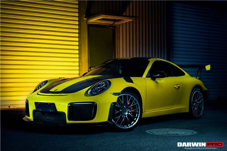 DarwinPRO 2013-2019 Porsche 911 991 Carrera & C2, C2S, C4, C4S, Targa & GT3 & Turbo GT2RS-Style Carbon Fiber Hood