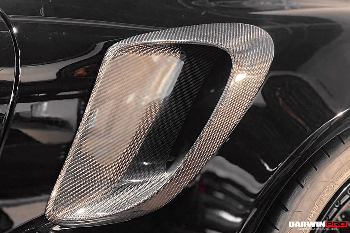 2013-2019 Porsche 991 Turbo S GT2RS Style Carbon Fiber Quarter Panel Side Scoops