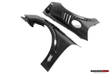 2013-2019 Porsche 911 991 Turbo S GT2RS Style Partial Carbon Fiber Front Bumper and Fender
