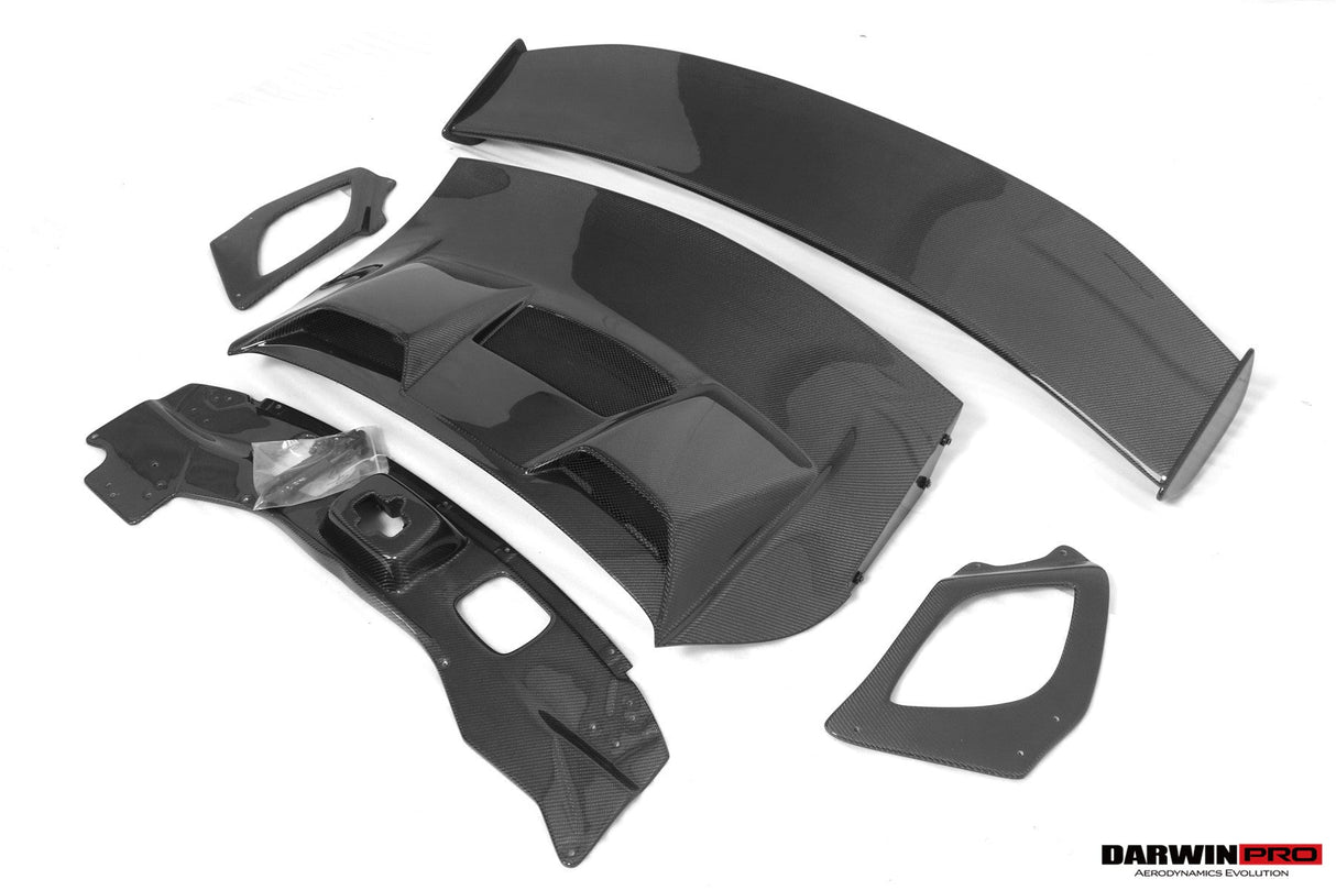 2013-2019 Porsche 911 991 Turbo Partial Carbon Fiber Trunk Spoiler Wing DarwinPRO (GT2RS Style) Fits Turbo,TurboS