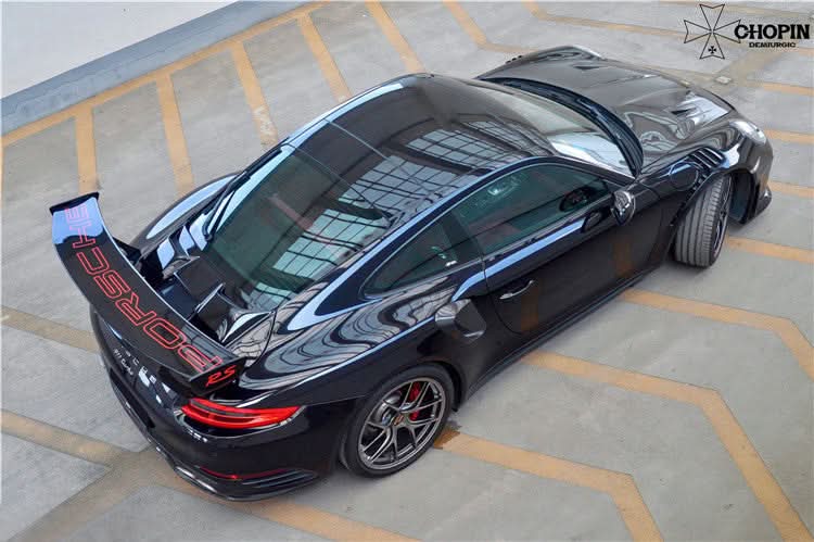 2013-2019 Porsche 911 991 Turbo Partial Carbon Fiber Trunk Spoiler Wing DarwinPRO (GT2RS Style) Fits Turbo,TurboS