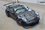 2013-2019 Porsche 911 991 Turbo Partial Carbon Fiber Trunk Spoiler Wing DarwinPRO (GT2RS Style) Fits Turbo,TurboS