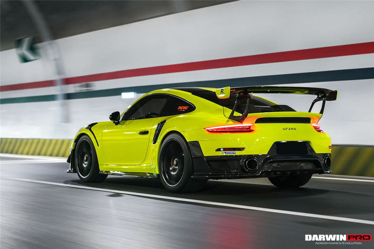 2013-2019 Porsche 911 991 Turbo Partial Carbon Fiber Trunk Spoiler Wing DarwinPRO (GT2RS Style) Fits Turbo,TurboS