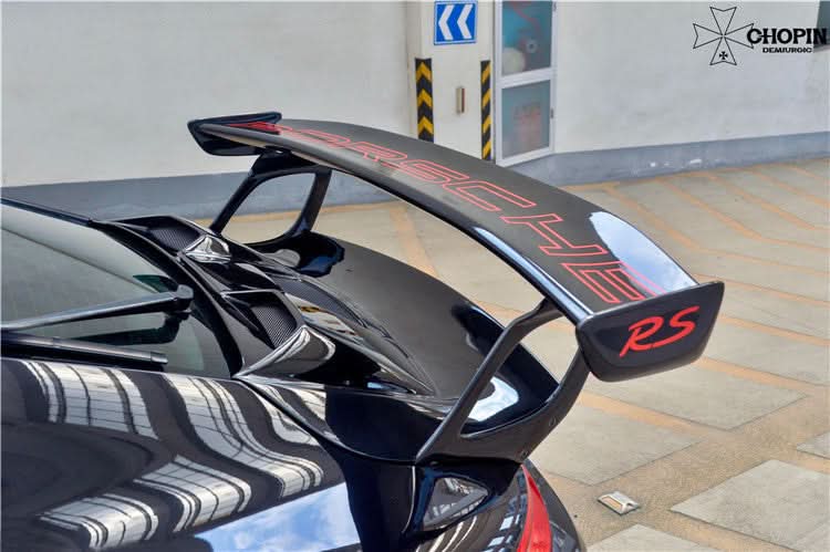 2013-2019 Porsche 911 991 Turbo Partial Carbon Fiber Trunk Spoiler Wing DarwinPRO (GT2RS Style) Fits Turbo,TurboS