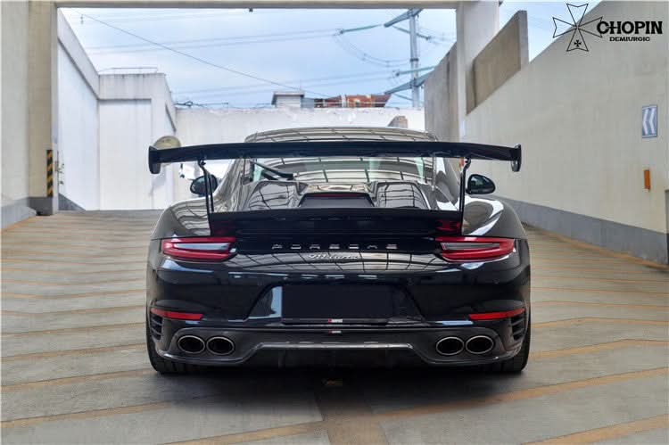 2013-2019 Porsche 911 991 Turbo Partial Carbon Fiber Trunk Spoiler Wing DarwinPRO (GT2RS Style) Fits Turbo,TurboS