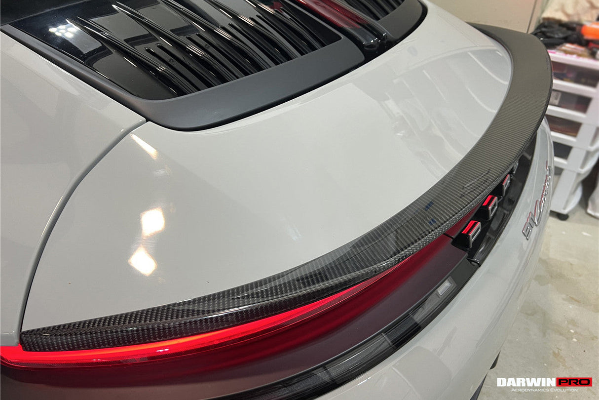 DarwinPRO 2019-UP Porsche 911 992 Carrera S 4 4S Targa Cabriolet BKSS Style Trunk Wing
