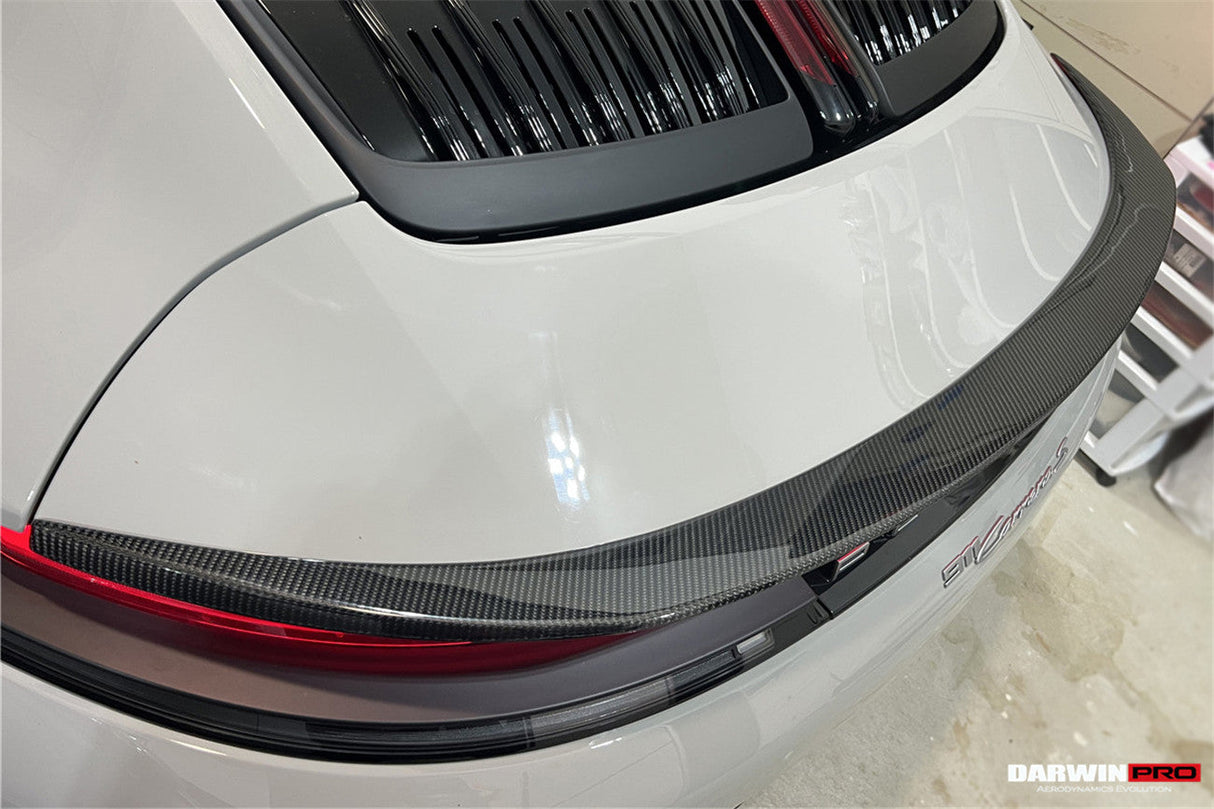 DarwinPRO 2019-UP Porsche 911 992 Carrera S 4 4S Targa Cabriolet BKSS Style Trunk Wing