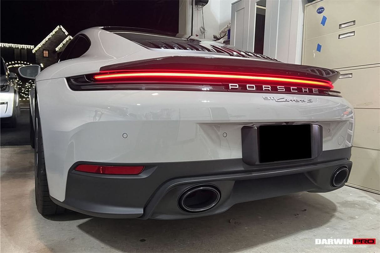 DarwinPRO 2019-UP Porsche 992.2 Facelift Carrera S 4 4S Targa Cabriolet BKSS Style Trunk Spoiler Wing