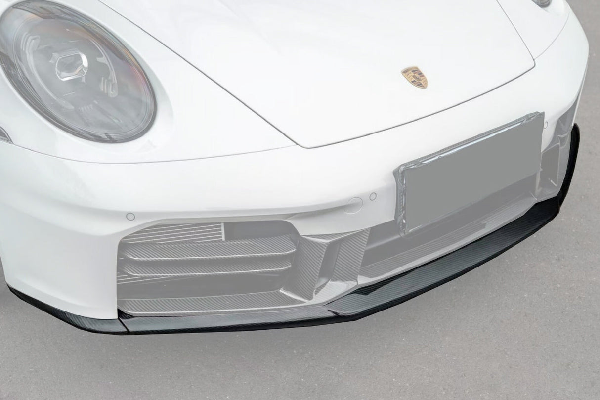 DarwinPRO 2024-UP Porsche 992.2 Facelift Carrera 2C 4C Coupe Cabriolet Sport Design Only OE Style Front Lip