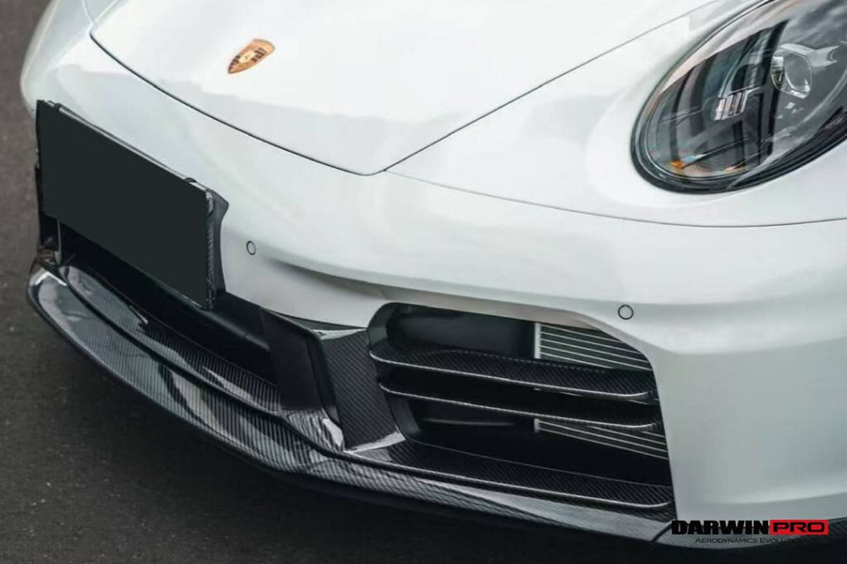 DarwinPRO 2024-UP Porsche 992.2 Facelift Carrera 2C 4C Coupe Cabriolet Sport Design Only OE Style Front Bumper Air Vents Trims