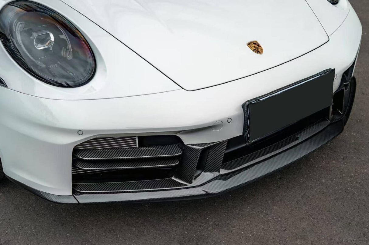 DarwinPRO 2024-UP Porsche 992.2 Facelift Carrera 2C 4C Coupe Cabriolet Sport Design Only OE Style Front Lip