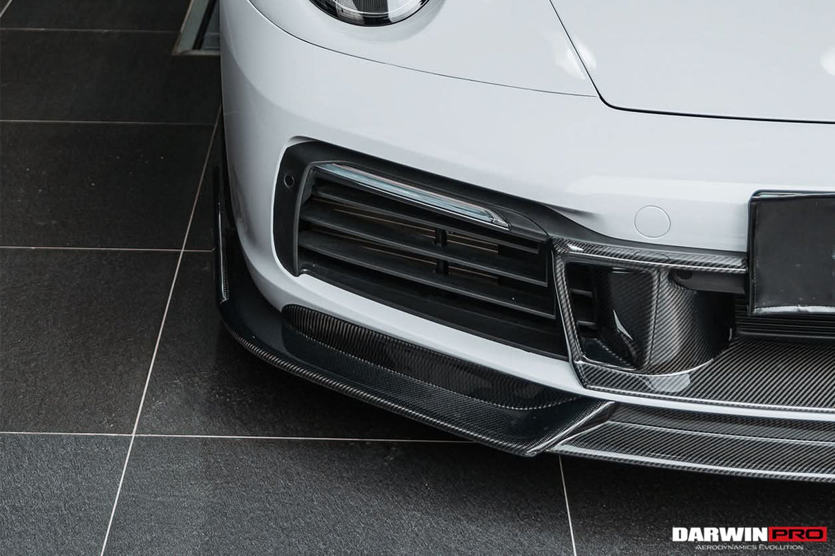 DarwinPRO 2019-2024 Porsche 911 992 Carrera S & 4 & 4S & Targa & Cabriolet BKSS Style Front Middle Lip