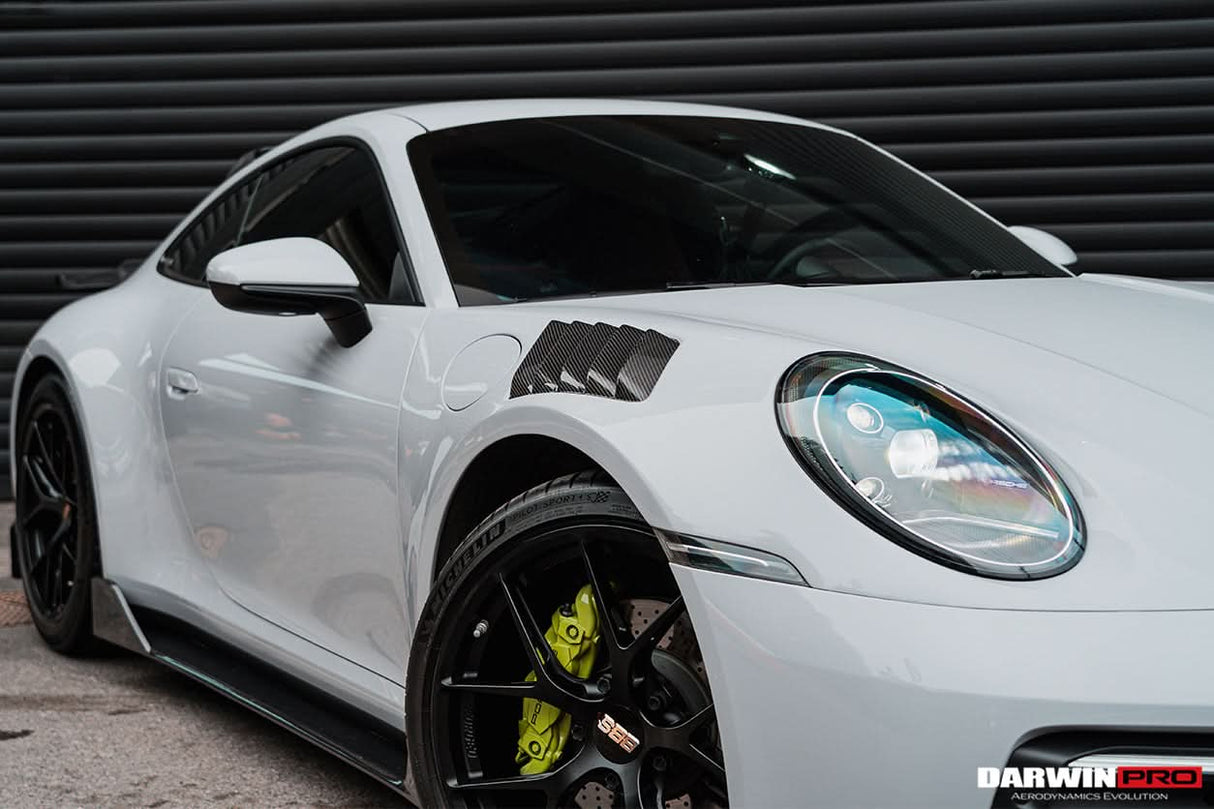 DarwinPRO 2019-2024 Porsche 911 992 Carrera S & 4 & 4S & Targa & Cabriolet BKSS Style Front Fender