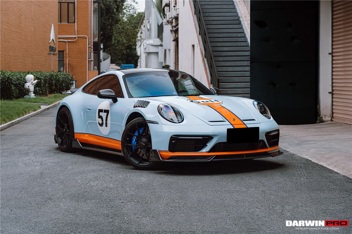 DarwinPRO 2019-UP Porsche 911 992 Carrera S & 4 & 4S & Targa & Cabriolet BKSS Style Side Skirts
