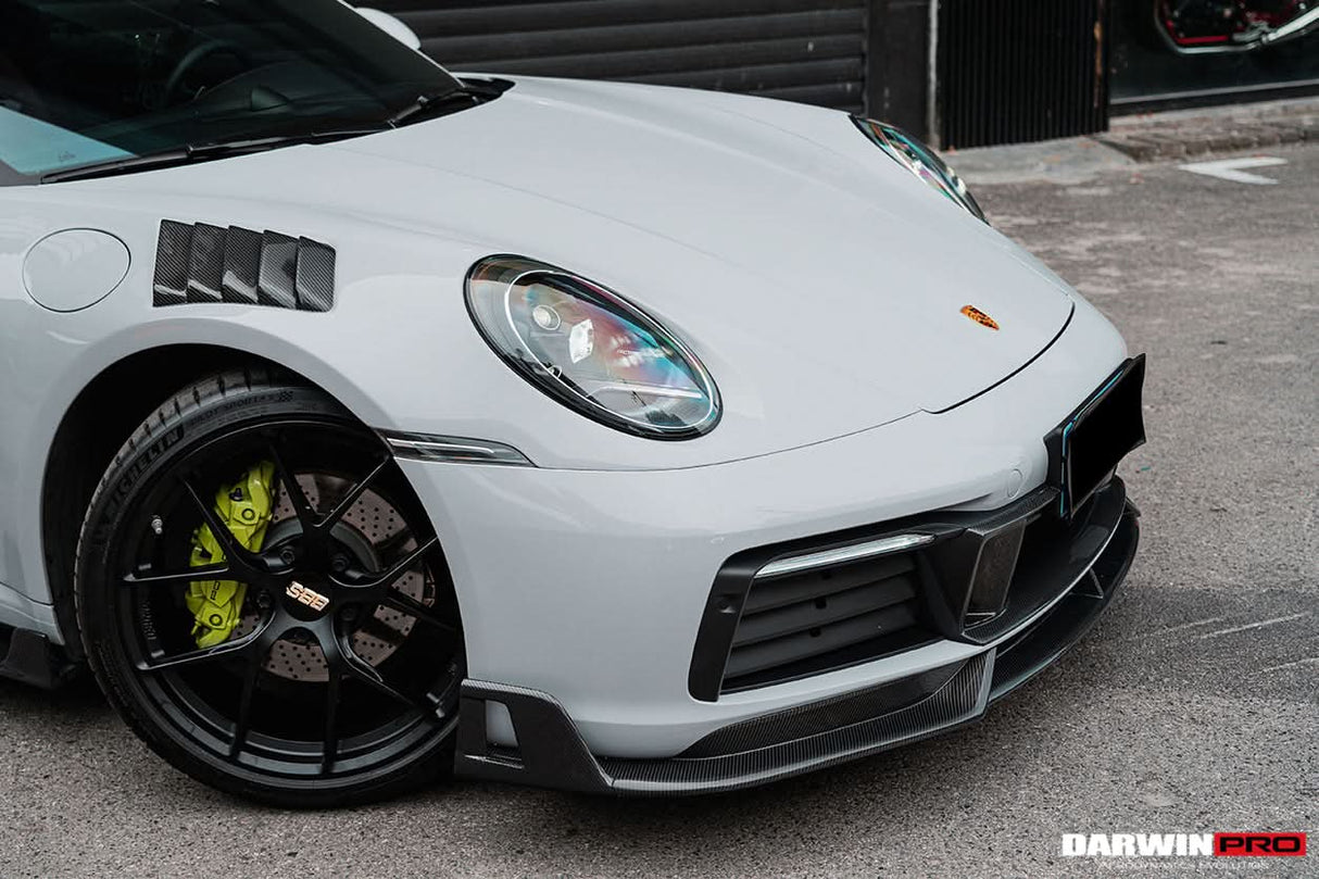 DarwinPRO 2019-2024 Porsche 911 992 Carrera S & 4 & 4S & Targa & Cabriolet BKSS Style Front Lip