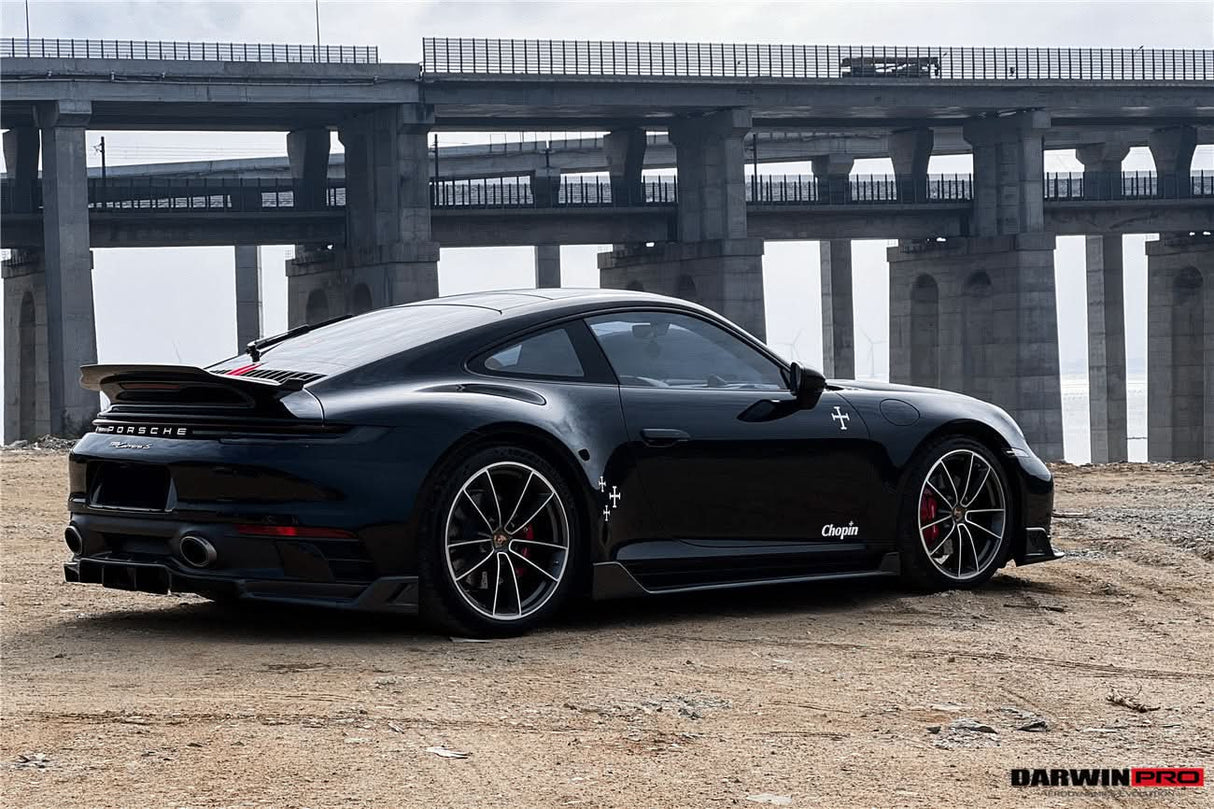 DarwinPRO 2019-2024 Porsche 911 992 Carrera S & 4 & 4S BKSSII Style Trunk Wing