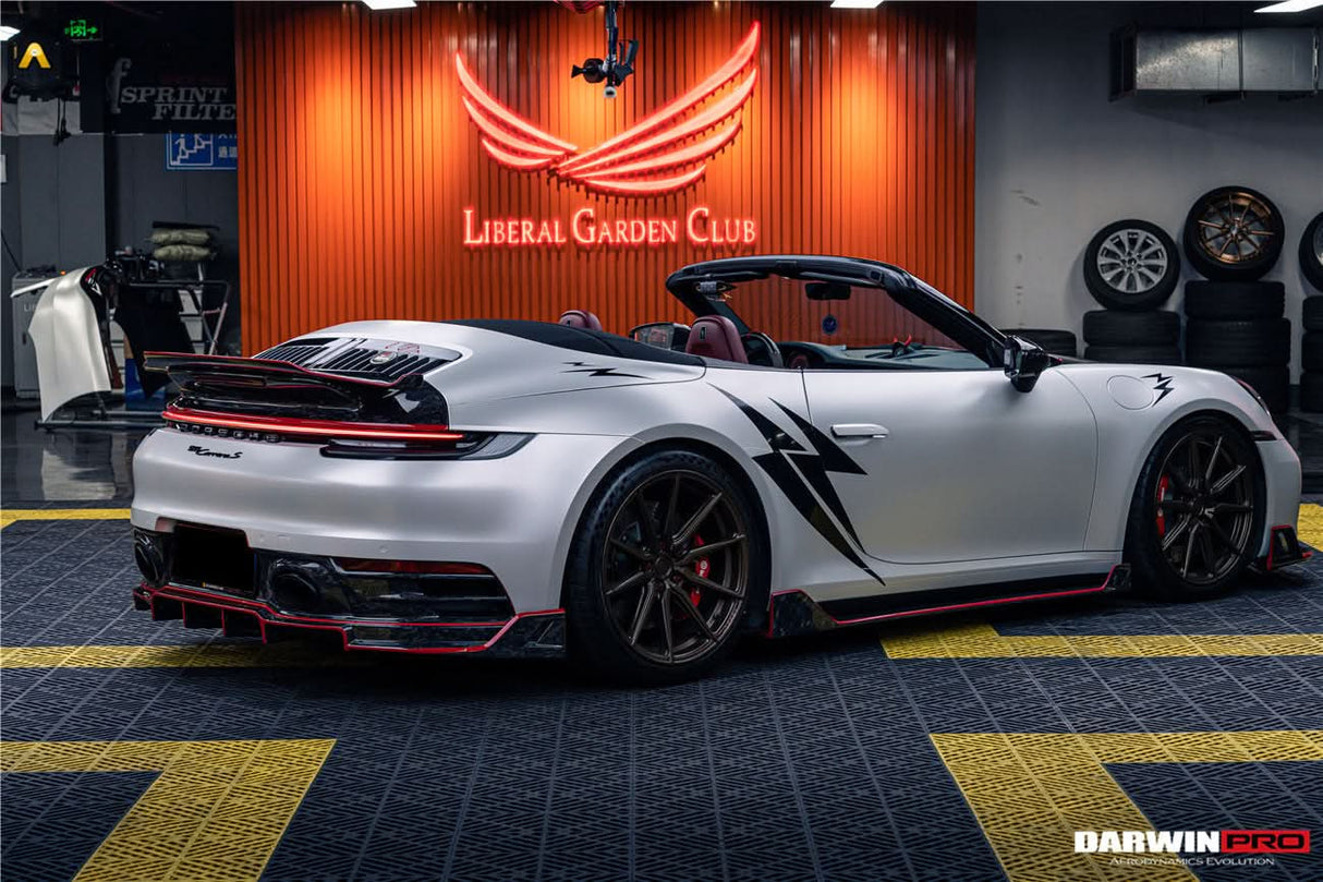 DarwinPRO 2019-2024 Porsche 911 992 Carrera S & 4 & 4S & Targa & Cabriolet BKSS Style Rear Lip
