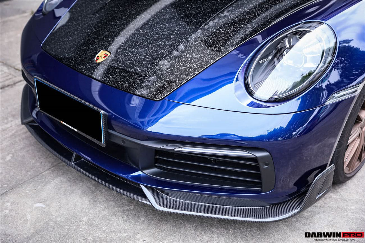 DarwinPRO 2019-2024 Porsche 911 992 Carrera S & 4 & 4S & Targa & Cabriolet BKSS Style Front Lip