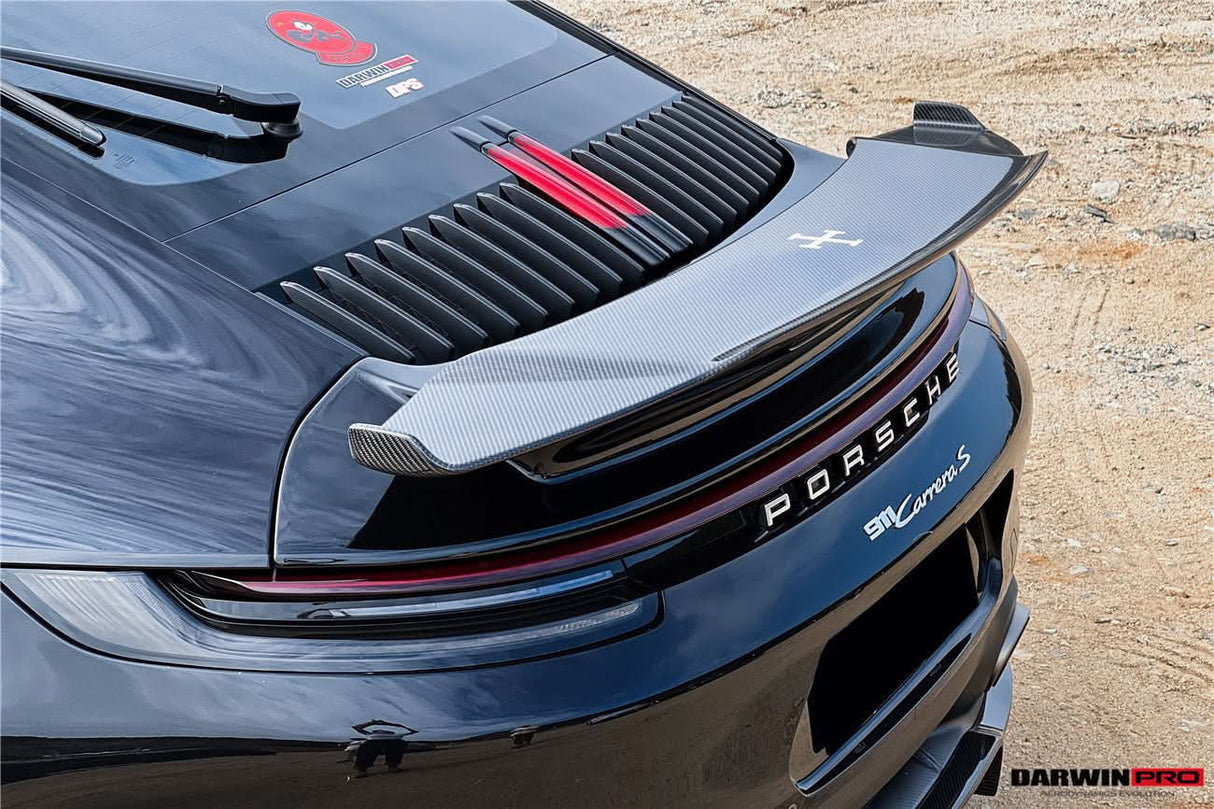 DarwinPRO 2019-2024 Porsche 911 992 Carrera S & 4 & 4S BKSSII Style Trunk Wing