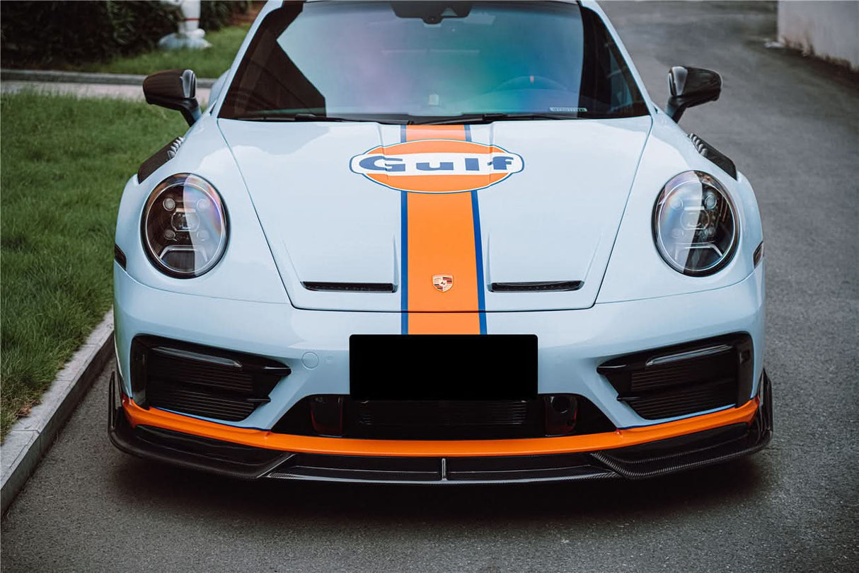 2019-2024 Porsche 911 992 Carrera Targa S 4 4S SD-Sport Design Modl BKSS Style Front Lip