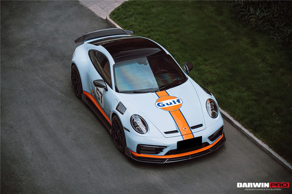 2019-2024 Porsche 911 992 Carrera Targa S 4 4S SD-Sport Design Modl BKSS Style Front Lip