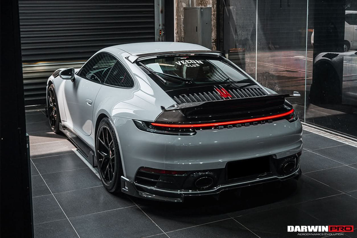 DarwinPRO 2019-2024 Porsche 911 992 2C 4C Carrera S 4 4S BKSS Style Carbon FIber Roof Spoiler