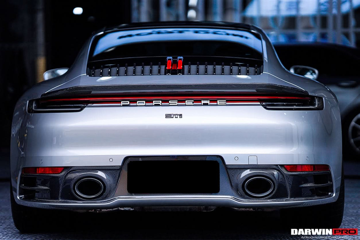 DarwinPRO 2019-2024 Porsche 911 992 Carrera S & 4 & 4S & Targa & Cabriolet OE Style Rear Diffuser